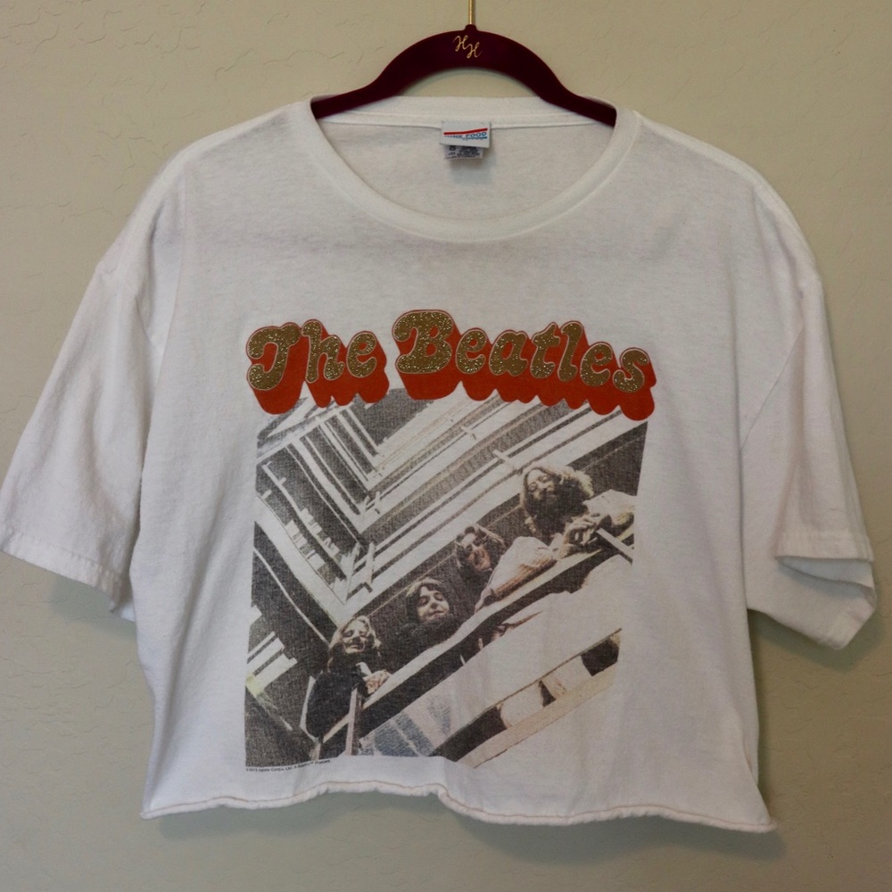 The Beatles Cropped T-Shirt